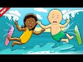 Surfing Caillou Cartoon