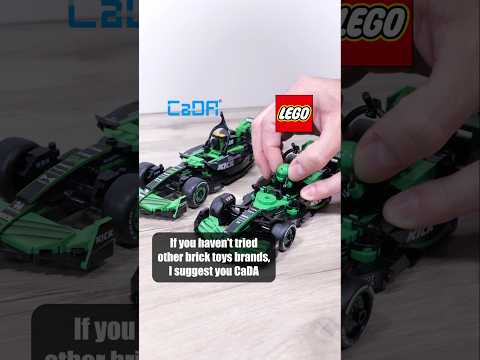 How Good is CaDA? | CaDA vs LEGO F1 Cars | KICK Sauber F1 Team C44 | CaDA C55032W vs LEGO 77247