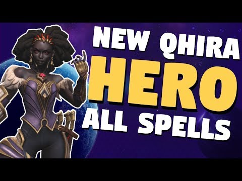 Qhira All Spells & Talents Gameplay Walkthrough | New Hero in Hots | Heroes of the Storm