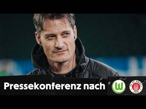 Die Pressekonferenz nach dem Spiel gegen den VfL Wolfsburg