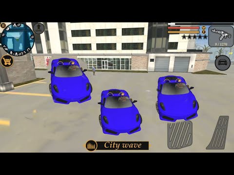 Vegas Crime Simulator | Blue Car |  New Update Android Gameplay Naxeex #188
