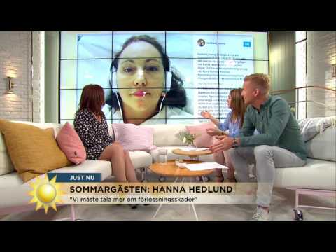 Hanna Hedlund om förlossningsskador: "Vi ska inte skämmas mer" - Nyhetsmorgon (TV4)