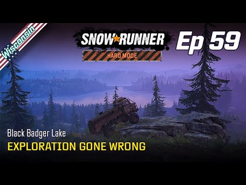 Solo | SnowRunner | Hard Mode | Episode 59 - Wisconsin - Exploration Gone Wrong
