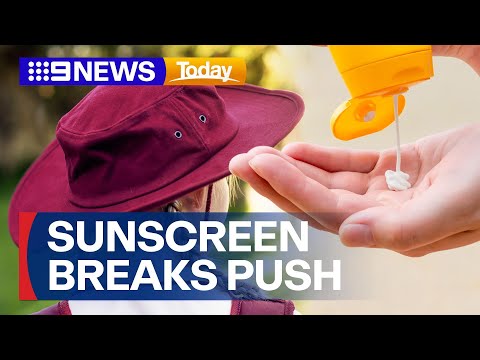 Open letter pushing for mandatory sunscreen breaks in schools | 9 News Australia