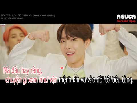 [Karaoke Việt] BOY WITH LUV - BTS ft. HALSEY