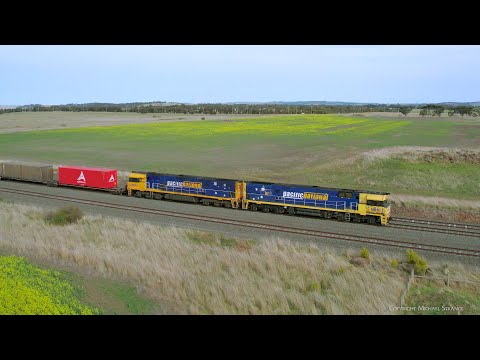 5MP2 Pacific National Steel Train With Additional Container Loading (14/9/2023) - PoathTV Railways