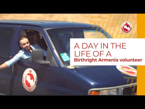 Birthright Armenia: A Day in the Life of a Volunteer (English captions)