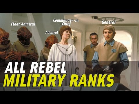 All Rebel Military Ranks and Insignia in Star Wars Canon