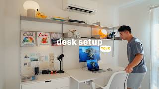 My Home Office Makeover and Desk Setup Tour | Modular Shelves, Lighting and Desky Chair