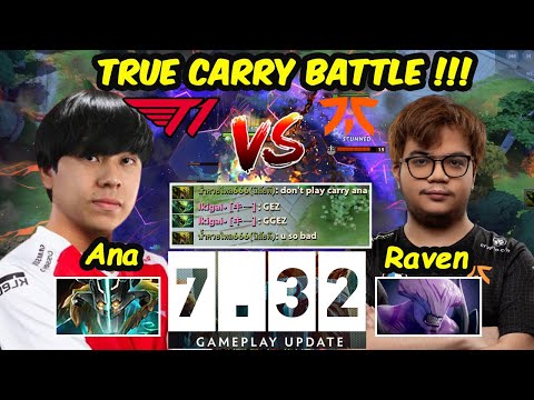 Ana vs Raven - Carry Battle SEA PUB Before The International 2022 Dota 2 7.32 New Patch Gameplay