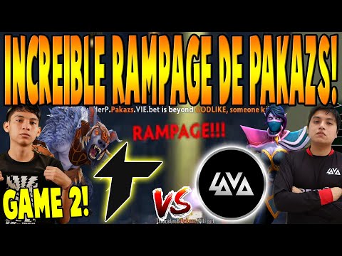 THUNDER AWAKEN vs LAVA [GAME 2] BO3 - Increíble RAMPAGE! "Pakazs" - DPC SA TOUR 2 SPRING 2022 DOTA 2