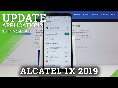 How to Update Apps in ALCATEL 1X 2019 – Newest App Version