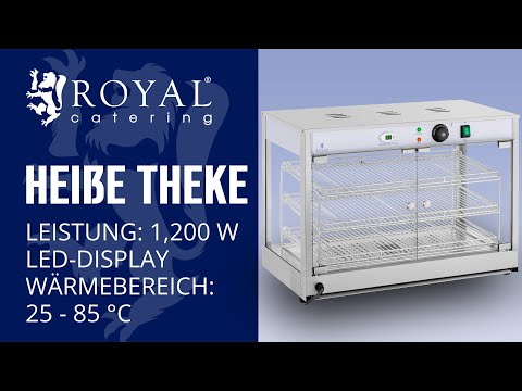 Video - Heiße Theke - 1.200 W - LED-Display