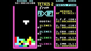Sharp MZ-800 Game: Tetris 2 (1990 Fuxoft)