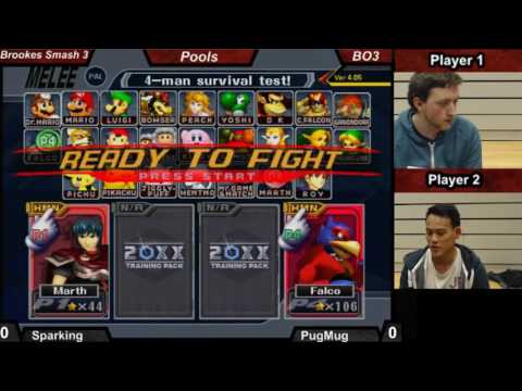 BS3 Pools Sparking (Marth) Vs PugMug (Falco)