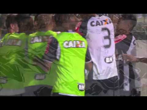 O gol de Otero para o Atlético-MG contra o Joinville pela Primeira Liga 2017
