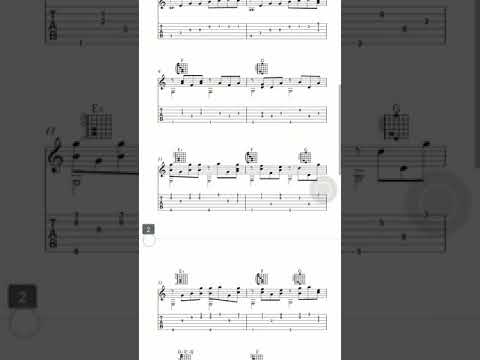 My valentine martina Mcbride free guitar tabs /Notation (Link below)