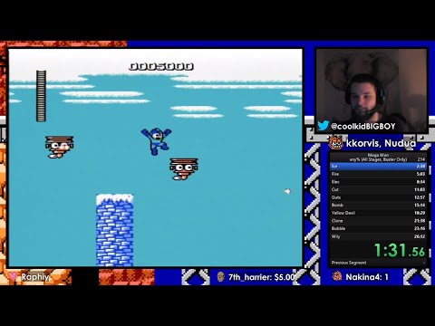 Mega Man 1 - Buster Only Speedrun in 26:03 by Coolkid
