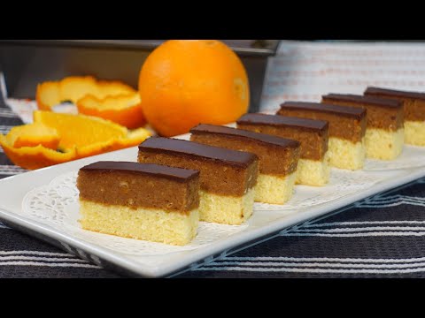 Brze stanglice sa cokoladom i narandzom! Gotove za tren! Chocolate-Orange Bars!