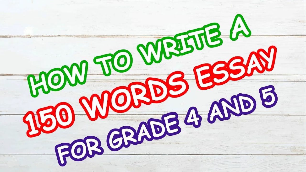 How To Write 150 Words Essay | Class 4 and 5 | By The Modern Learning