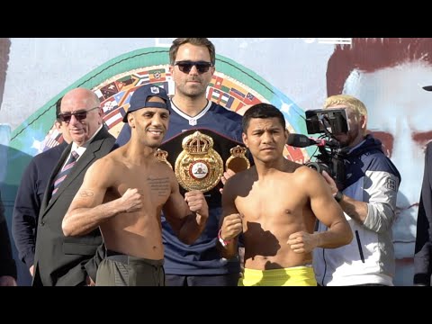 BRITAINS LONGEST REIGNING WORLD CHAMP! - KAL YAFAI v ROMAN GONZALEZ / WEIGH IN & HEAD-TO-HEAD