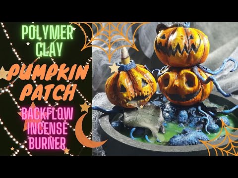 Pumpkin Patch backflow incense burner || Nightmare before Christmas inspired