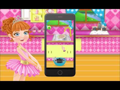 Princess Dish Washing Video