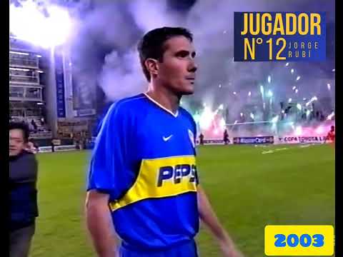 "2003 Recibimiento vs Cobreloa de Chile Copa Libertadores" Barra: La 12 &bull; Club: Boca Juniors