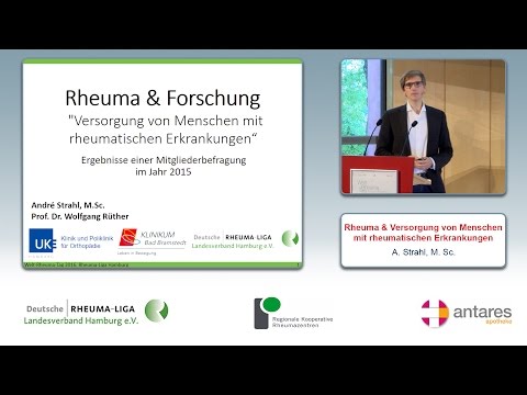 Welt Rheuma Tag 2016 - Rheuma & Versorgung von Menschen mit rheumatischen Erkrankungen (A. Strahl)