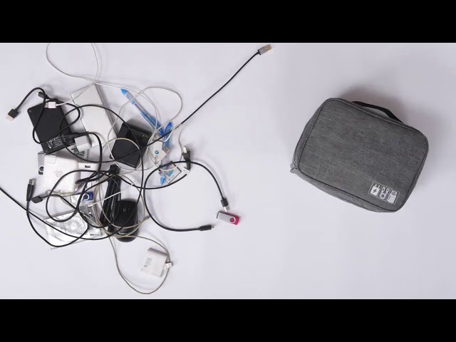 Vídeo relacionado con JUGUTA Bolsa Organizadora De Cables Y Accesorios Electrónicos para Viaje - Organizador De Cargador Y Artículos Esenciales