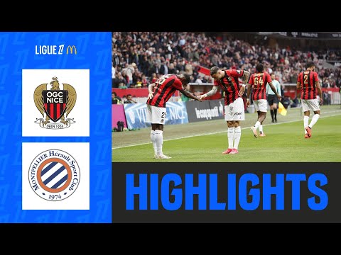 Nice CONSERVE sa 3e place en MAITRISANT Montpellier | 23ème journée - Ligue 1 McDonald's 24/25