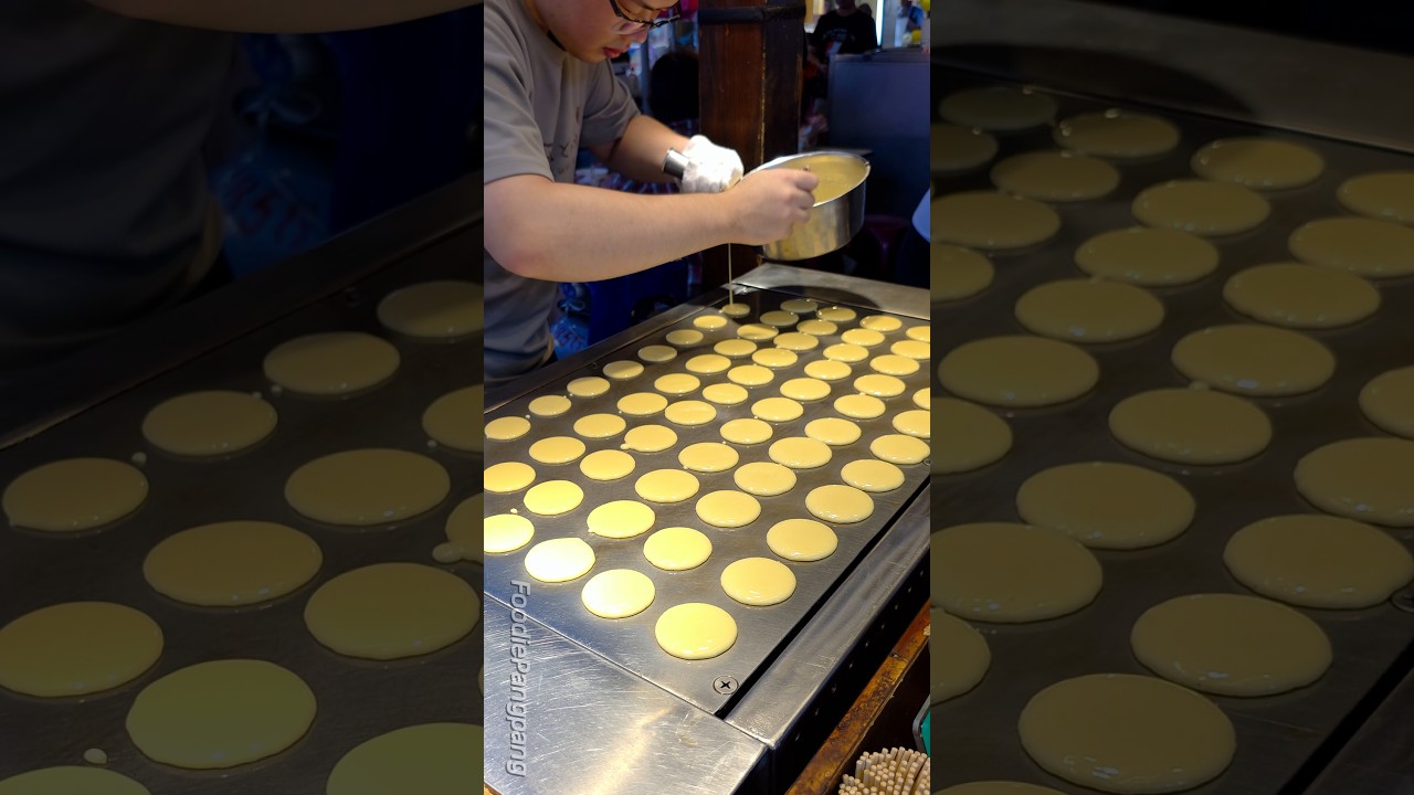 Taiwanese popular street snack! Sweet dorayaki