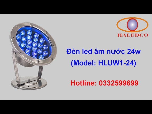 Đèn led âm nước HLUW1-24 dạng đế
