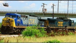 preview picture of video 'CSX Entering The Hanover Sub'