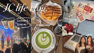 JC diaries ep.2 🌷| concerts, cafe mugging, crash outs, cute earrings (ft. Ana Luisa)