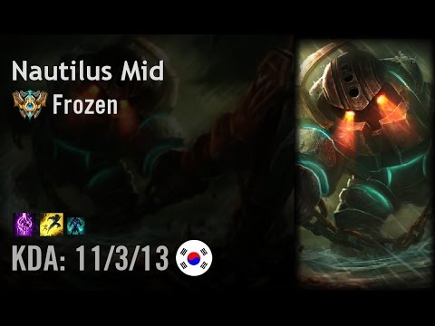 Nautilus Mid vs Zed - Frozen - KR Challenger Path 6.4