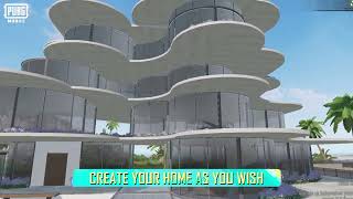 PUBG MOBILE | How will 👷‍♂️ you build your dream home? [WOW Home System]
