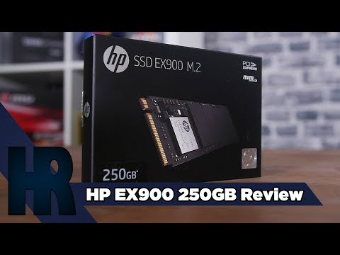HP EX900 250GB Test Review Deutsch M2 PCI-e SSD