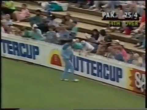 Pakistan vs England Group match including England innings: 1992 Cricket World Cup