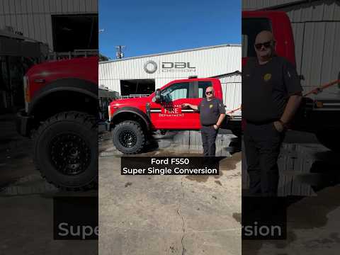 Super Single Conversion on Ford F550 of Westlake Fire Department (Texas)