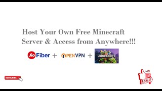 Minecraft Server Java Edition Host on OPENVPN Jio Fiber Router