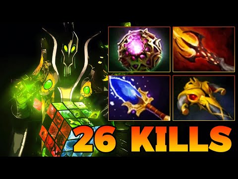 26 Kills Rubick Dota 2 ! Rubick Dota 2 Mid Lane Carry Gameplay Build Support 7.39 7.40