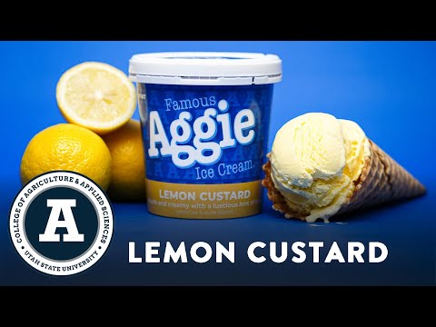 Aggie Ice Cream: Lemon Custard