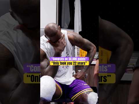 JJ had jokes for LeBron reaching 50K 😂