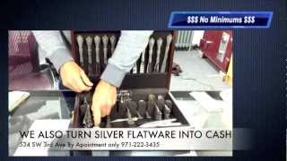 Silver Flatware Buyer Portland 971-222-3435  Selling Silver Cash