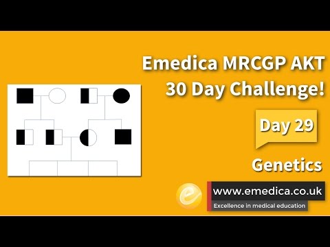 MRCGP AKT 30 Day Challenge - Day 29: Genetics