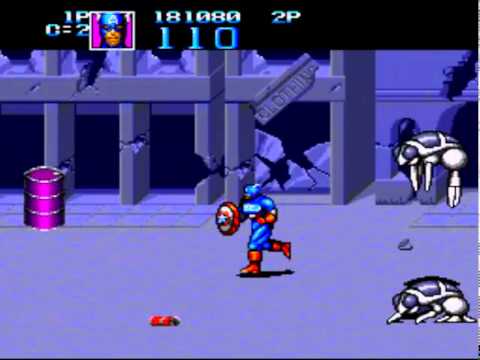 Captain America and the Avengers Megadrive