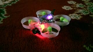 Tiny whoop freestyle inside - snow outside