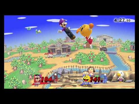 SSB4: SunJerry (Luigi Vs SIBER (PacMan