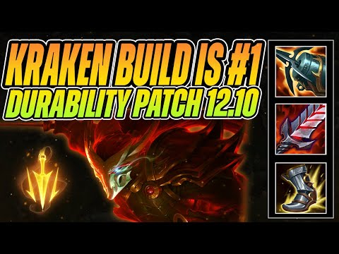 PATCH 12.10 NERFED SHIELDBOW = KRAKEN BEST MYTHIC?! - League of Legends